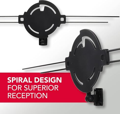 RCA Amplified Outdoor or Attic HDTV Antenna – Multi-Directional HD Antenna with 80-Mile Range; Digital OTA Antenna for Clear VHF & UHF Reception; Supports 4K/8K 1080p TVs in Kuwait