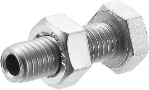 مسامير مجوفة MECCANIXITY M8x25mm مثبتات سداسية خارجية مع صواميل، 304 عبوة من الفولاذ المقاوم للصدأ مكونة من 5 قطع in Kuwait