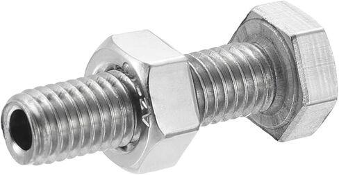 مسامير مجوفة MECCANIXITY M8x25mm مثبتات سداسية خارجية مع صواميل، 304 عبوة من الفولاذ المقاوم للصدأ مكونة من 5 قطع in Kuwait