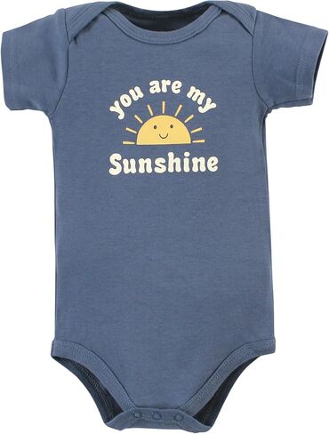 Hudson Baby unisex-baby Unisex Baby Cotton Bodysuit and Pant Set, Kind Human, 6-9 Months in Saudi Arabia