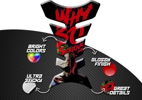 وسادة حماية لخزان الدراجات النارية JOKER - واقي ملصق متوافق مع Ducati Honda Yamaha Kawasaki سوزوكي KTM BMW in Kuwait
