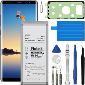 GOBAT Replacement for Samsung Galaxy Note 8 Battery,5150mAh High Capacity Compatible with Samsung Galaxy Note 8 Model (SM-N950 N950T N950A N950P N950V N950R4 N950F) with Tool Kits,EB-BN950ABE