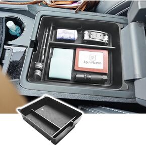 Center Console Organizer Compatible with Honda Pilot 2023 2024 2025, 2024 Honda Ridgeline/Passport Accessories, Insert Console Tray Armrest ABS Coin Container Secondary Storage Box,Black in Kuwait