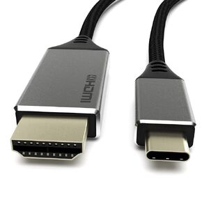 USB C to HDMI Cable 10FT, 4K USB Type-C to HDMI Ports Nylon Braided Cable for Home Office