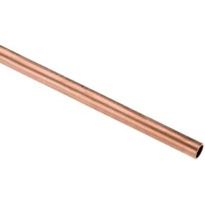 Copper Round Tube 1.5mm OD 0.2mm Wall Thickness 200mm Length Metal Seamless Straight Pipe Tubing