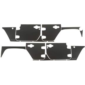 Rugged Ridge | Magnetic Protection Panel Kit | 12300.53 | Fits 2007-2018 Jeep Wrangler JK 4-Door