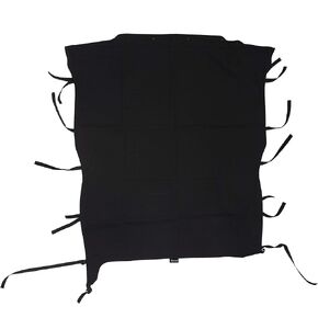 RAMPAGE PRODUCTS California Brief Soft Top | Extended OE Style, Sail Cloth, Black | 91435 | Fits 2018 - 2024 Jeep Wrangler JL 2-Door