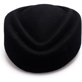 Lawliet Wool Air Hostesses Cocktail Fascinator Base Pillbox Hat Millinery Craft A049