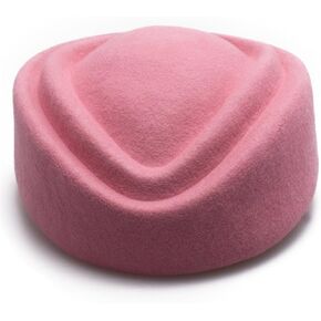 Lawliet Wool Air Hostesses Cocktail Fascinator Base Pillbox Hat Millinery Craft A049