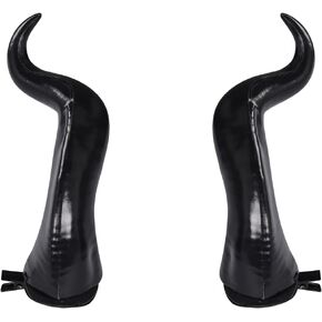 Horns Cosplay Costume Headwear Thief Black Horn Gothic Headhand Hair Clips Halloween Props
