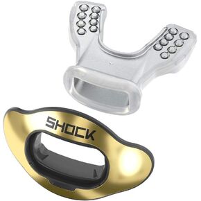 Shock Doctor 39-99-21 Interchange Mouthguard Gold Chrome OSFA-OSFA