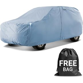 SUV Custom-Fit Car Cover for Acura MDX (Year Fits 2014-2024) | Waterproof All Weather SUV Cover for UV, Rain, Snow, and Ice. Long-Lasting Quality, Suitable for Both Indoor and Outdoor Use.
