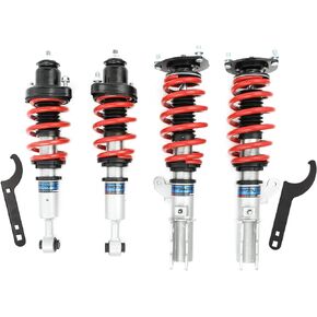 FAPO Adjustable Height Coilover Suspension Strut Lowering Kit, Mono-Tube Compatible with Mitsubishi Lancer EX CY2A-CZ4A 2008-2016 Shock