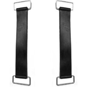 2Pcs Battery Strap Replacement Motorcycle Battery Rubber Band Strap Stretchable Battery Fixed Holder Moped Belt Battery Tie Down Strap Bandage Parts Motorcycle Parts Scooter Accessories