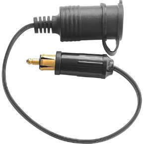 European Male Din Plug Cigarette Lighter Adapter Socket 12V-24V Cigarette Lighter Accessory DIN Plug with 1 Feet Cable and Waterproof Cover