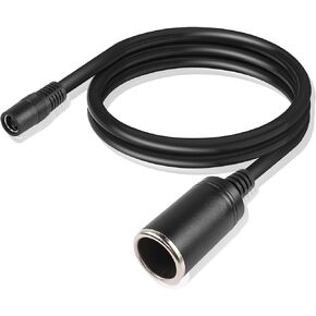 GINTOOYUN Cigareete Lighter Socket to DC 8mm Power Cable DC7.9 x 5.5mm Female Plug to Car Cigarette Lighter Socket Female Converter Power Cord 12v for Car,Boat,RV,Truck,Ect(1m)
