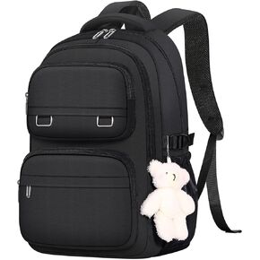 School Backpack for Kids Girls Cute Travel Backapck for College Women Men Casual Laptop Bookbag for Teen Student(Beige)