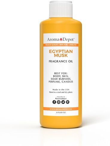 Aroma Depot Egyptian Musk Perfume/Body Oil (7 Sizes) Our Interpretation, Premium Quality Uncut Fragrance Oil Musk scent (8 Ounce Plastic Bottle (240ml)) in Saudi Arabia