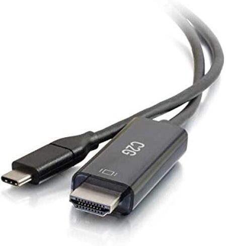 C2G USB Adapter, HDMI Adapter, USB C to HDMI, 4K, 60Hz, Black, 6 Feet (1.82 Meters), Cables to Go 26889 in Kuwait