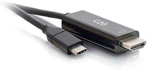 C2G USB Adapter, HDMI Adapter, USB C to HDMI, 4K, 60Hz, Black, 6 Feet (1.82 Meters), Cables to Go 26889 in Kuwait
