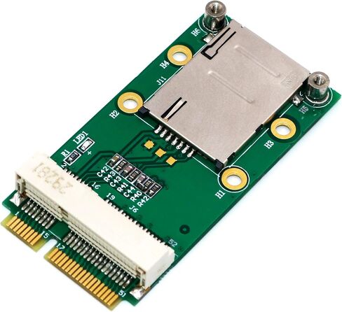 Mini PCI-E Adapter with SIM Card Slot for 3G/4G,WWAN LTE,GPS Card (Clamshell SIM Card Holder) in Saudi Arabia