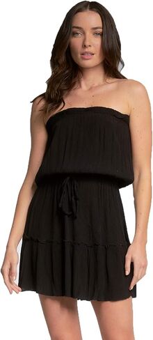 ELAN Strapless Ruffle Dress Cover-Up in Saudi Arabia