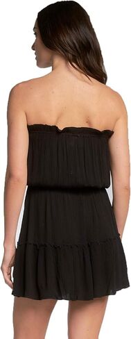 ELAN Strapless Ruffle Dress Cover-Up in Saudi Arabia