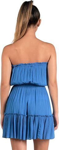 ELAN Strapless Ruffle Dress Cover-Up in Saudi Arabia