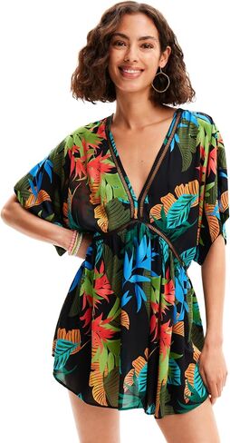 Desigual Women's Standard Woman Woven Dress Swimwear in Saudi Arabia