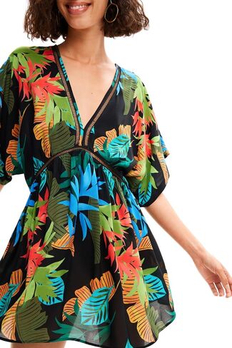 Desigual Women's Standard Woman Woven Dress Swimwear in Saudi Arabia