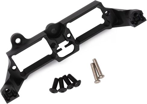 TRX4 servo Mount Aluminum Servo Mount Differential Lock Bracket Fixed Seat for 1/10 RC Crawler TRX4 Defender Ford TRX4 Upgrades Accessories (TRX4 servo Mount Black) in Saudi Arabia