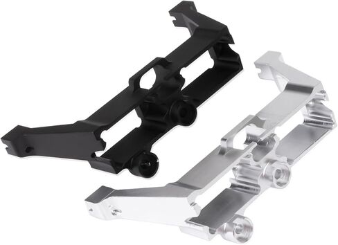 TRX4 servo Mount Aluminum Servo Mount Differential Lock Bracket Fixed Seat for 1/10 RC Crawler TRX4 Defender Ford TRX4 Upgrades Accessories (TRX4 servo Mount Black) in Saudi Arabia