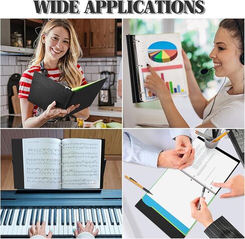 ملف تصغير 3 حلقات مقاس 1 بوصة - قطعة واحدة - أسود، مجلد بلاستيكي محمول مع عمود الفقري متداخل، 3 حلقات مع غطاء أمامي قابل للطي يحمل ورق مقاس 8.5 بوصة × 11 بوصة للمدرسة والمكتب والمنازل in Kuwait