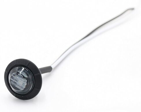 (عبوة من 50) ضوء كهرماني Madcatz (عدسة مدخنة) 3/4 بوصة من جانب الرصاصة LED أضواء مقطورة مؤشر التخليص 12 فولت تيار مستمر in Kuwait