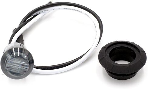 (عبوة من 50) ضوء كهرماني Madcatz (عدسة مدخنة) 3/4 بوصة من جانب الرصاصة LED أضواء مقطورة مؤشر التخليص 12 فولت تيار مستمر in Kuwait