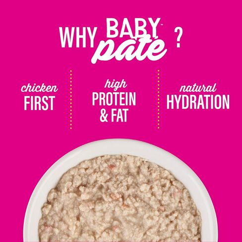 Tiki Cat Baby Pate, Wet Cat Food, Chicken, Duck & Duck Liver, 2.4 oz. Cans (Pack of 12) in Saudi Arabia
