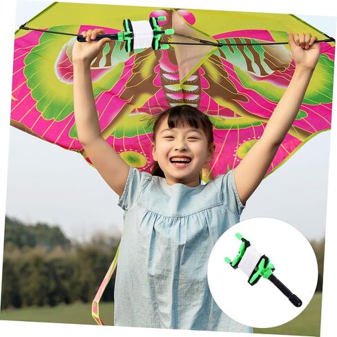 Artibetter 150 Kite Hand Wheel Flying Kites Line Kite Winder Kite Grip Professional Kite Winding Kite Handle with Line Outdoor Accessories Kite Accessories Bearing Wheel Heavy Cotton in Saudi Arabia