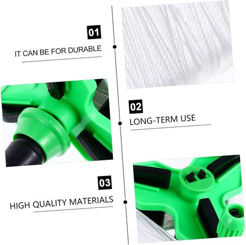 Artibetter 150 Kite Hand Wheel Flying Kites Line Kite Winder Kite Grip Professional Kite Winding Kite Handle with Line Outdoor Accessories Kite Accessories Bearing Wheel Heavy Cotton in Saudi Arabia