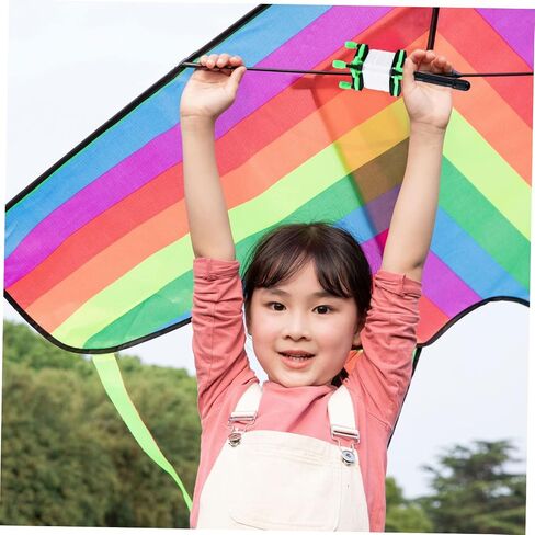 Artibetter 150 Kite Hand Wheel Flying Kites Line Kite Winder Kite Grip Professional Kite Winding Kite Handle with Line Outdoor Accessories Kite Accessories Bearing Wheel Heavy Cotton in Saudi Arabia