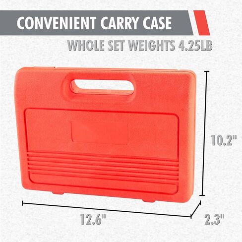 CARTMAN 12pc Heavy Duty Disc Brake Caliper Tool Kit, Universal Front and Rear Brake Piston Tool, Screw-in Wind Back Rewind and Piston Compression, Forces or Rotates Pistons into Calipers in Saudi Arabia