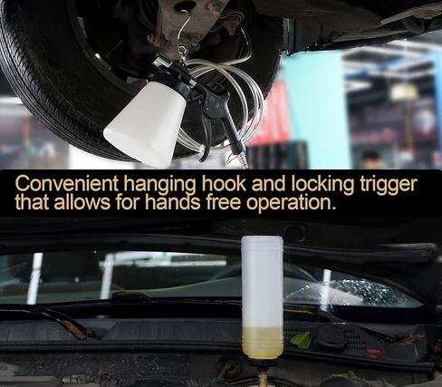 طقم نازف الفرامل الهوائية، طقم نازف الفرامل الفراغي لدراجة نارية شاحنة السيارة مع مستخرج وزجاجة إعادة التعبئة، 4 محولات أسطوانة رئيسية، 2 سدادات هواء سريعة (90-120 رطل لكل بوصة مربعة) in Kuwait