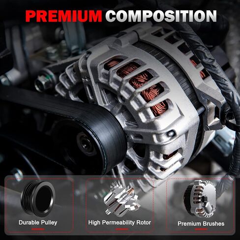 المولد يصلح ل 2013 2014 2015 2016 ل دودج دارت L4 2.0L/2.4L لكرايسلر 200 ل دودج افنجر 2012 طقم إعادة بناء المولد استبدال 11553 11687 in Kuwait