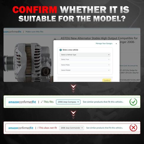 المولد يصلح ل 2013 2014 2015 2016 ل دودج دارت L4 2.0L/2.4L لكرايسلر 200 ل دودج افنجر 2012 طقم إعادة بناء المولد استبدال 11553 11687 in Kuwait