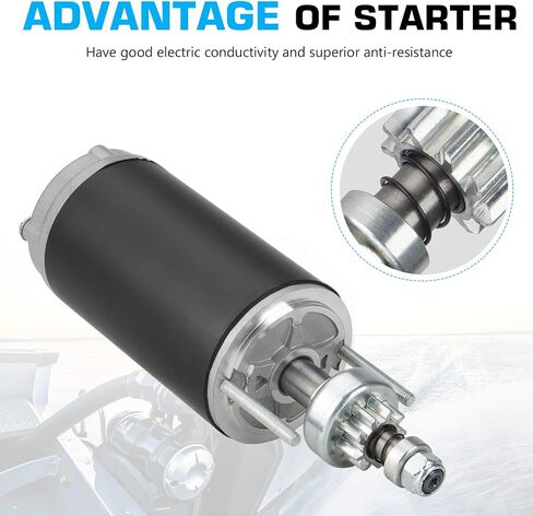 Starter SAB0010 Fit for Force Chrysler Marine Outboard 70HP 85HP 125HP 140HP 150HP 48-0955 MOT4002 61-6955 5732N 410-21001 in Saudi Arabia