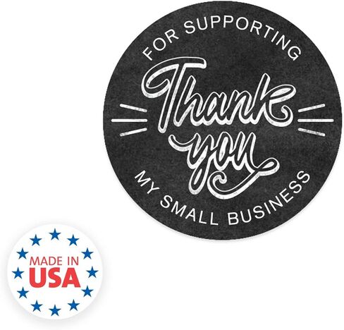 Elegant Watercolor Greenery Thank You for Your Business Stickers / 1.5" Small Business Labels / 500 Botanical Boutique Stickers in Saudi Arabia