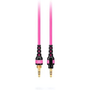 RØDE Rode NTH-Cable for NTH-100 Headphones, 2.4m / 8ft Long, 3.5mm Male to Male Audio Cable with ¼-inch Adaptor Included (Pink)