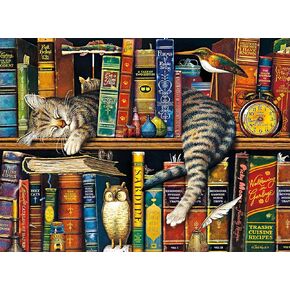 Buffalo Games - Silver Select - Charles Wysocki - Frederick The Literate - 1000 Piece Jigsaw Puzzle for Adults Challenging Puzzle Perfect for Game Nights - Finished Size 26.75 x 19.75