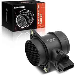 A-Premium Mass Air Flow Sensor Meter Assembly - [with 5Pins] - 4Cyl, 1.8 1.9 2.0L - Compatible with Volkswagen Beetle 1998-2000, Jetta 1999-2000, Golf 1999-2002, Cabrio 2000-2002, Clasico 11-14