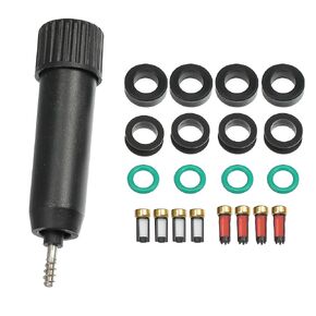 Fuel Injector Seal O-Ring for Yamaha F150 / Fuel Injector Rubuild Kit/Durable / 1 Set Black