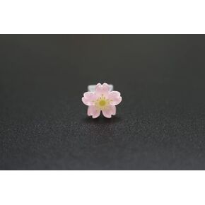 Cute Flower Keycaps,3D Custom Keycaps Cherry Blossom ESC Key for Mechanical Keyboard,OEM R4 Profile Shine-Through Base Sakura Keycap (Pink)